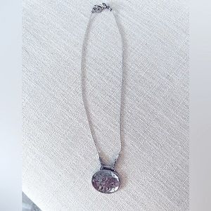 Silpada Hammered Sterling Necklace N1356